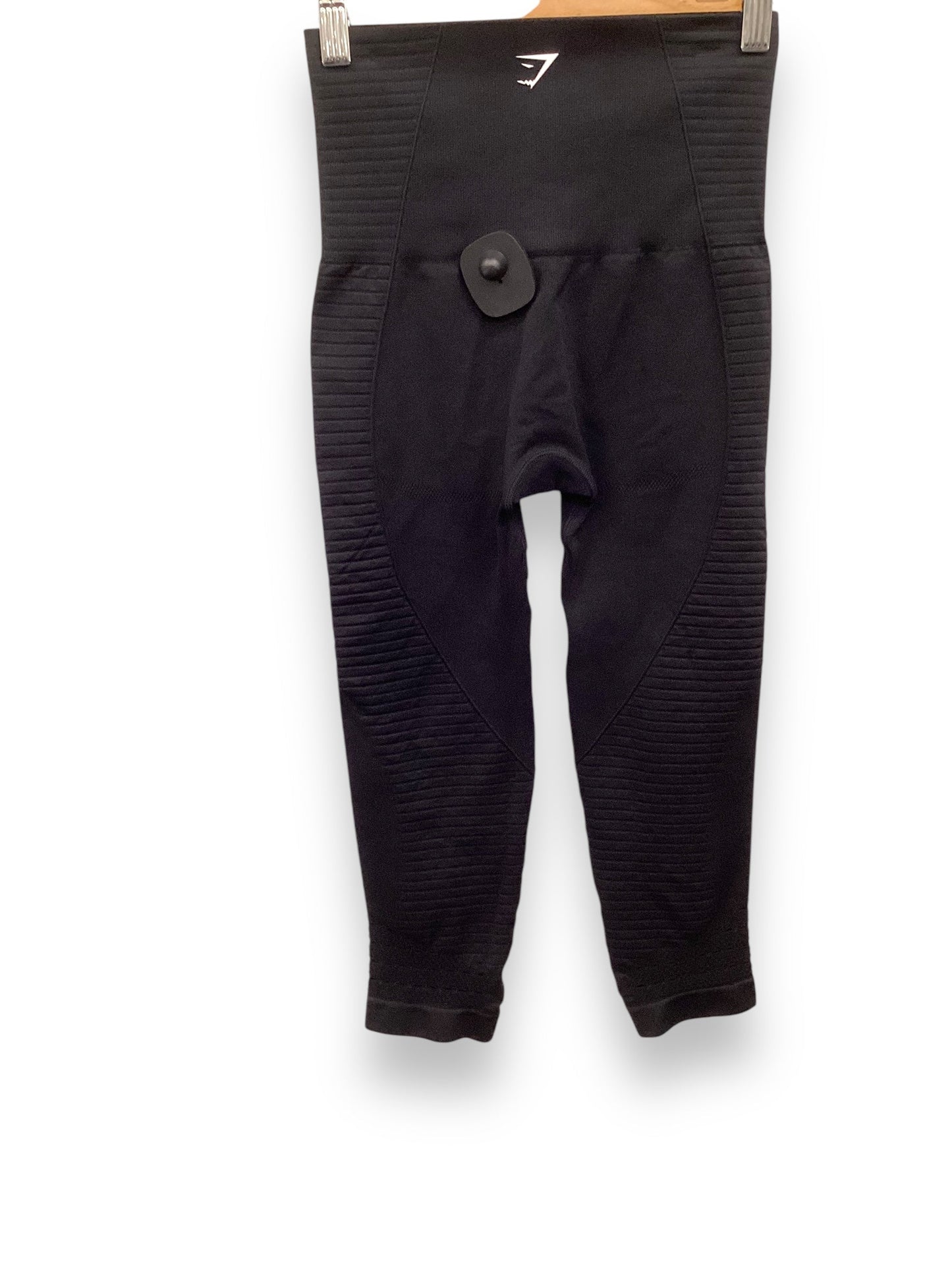 Athletic Leggings Capris By Gym Shark In Black, Size: S