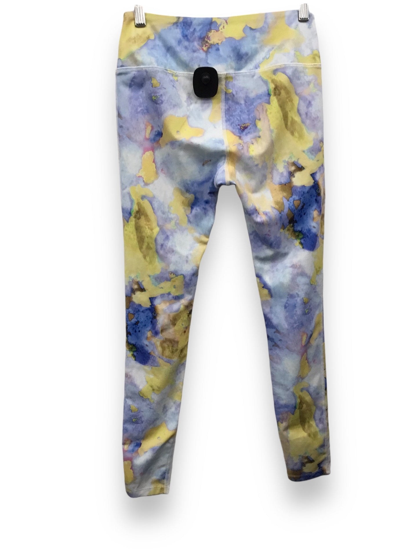 Athletic Leggings By True Religion In Blue & Yellow, Size: S