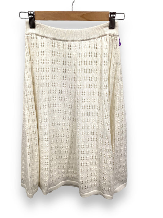 Skirt Midi By Meadow Rue In White, Size: M