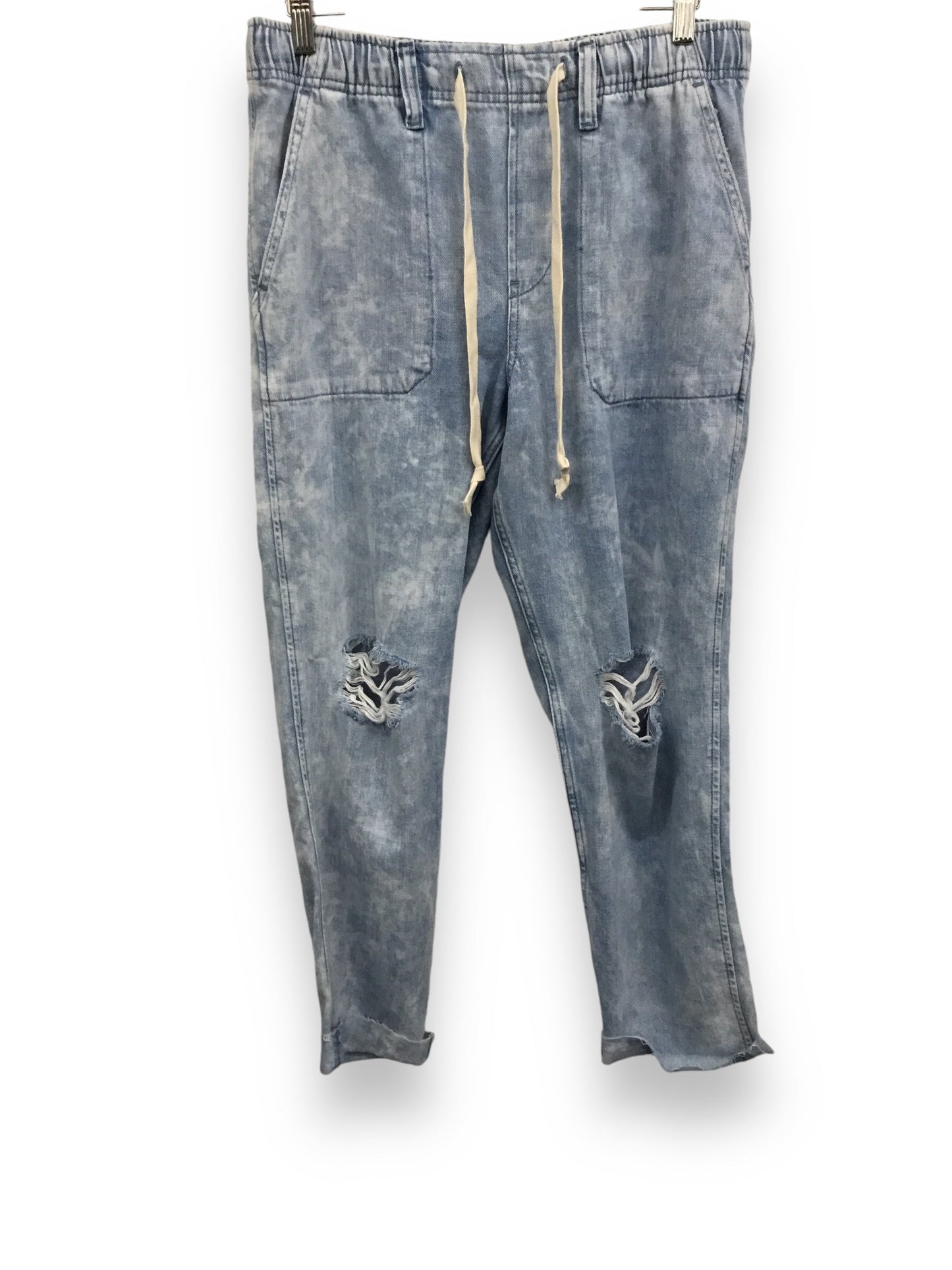 Pants Joggers By Gap In Blue Denim, Size: M