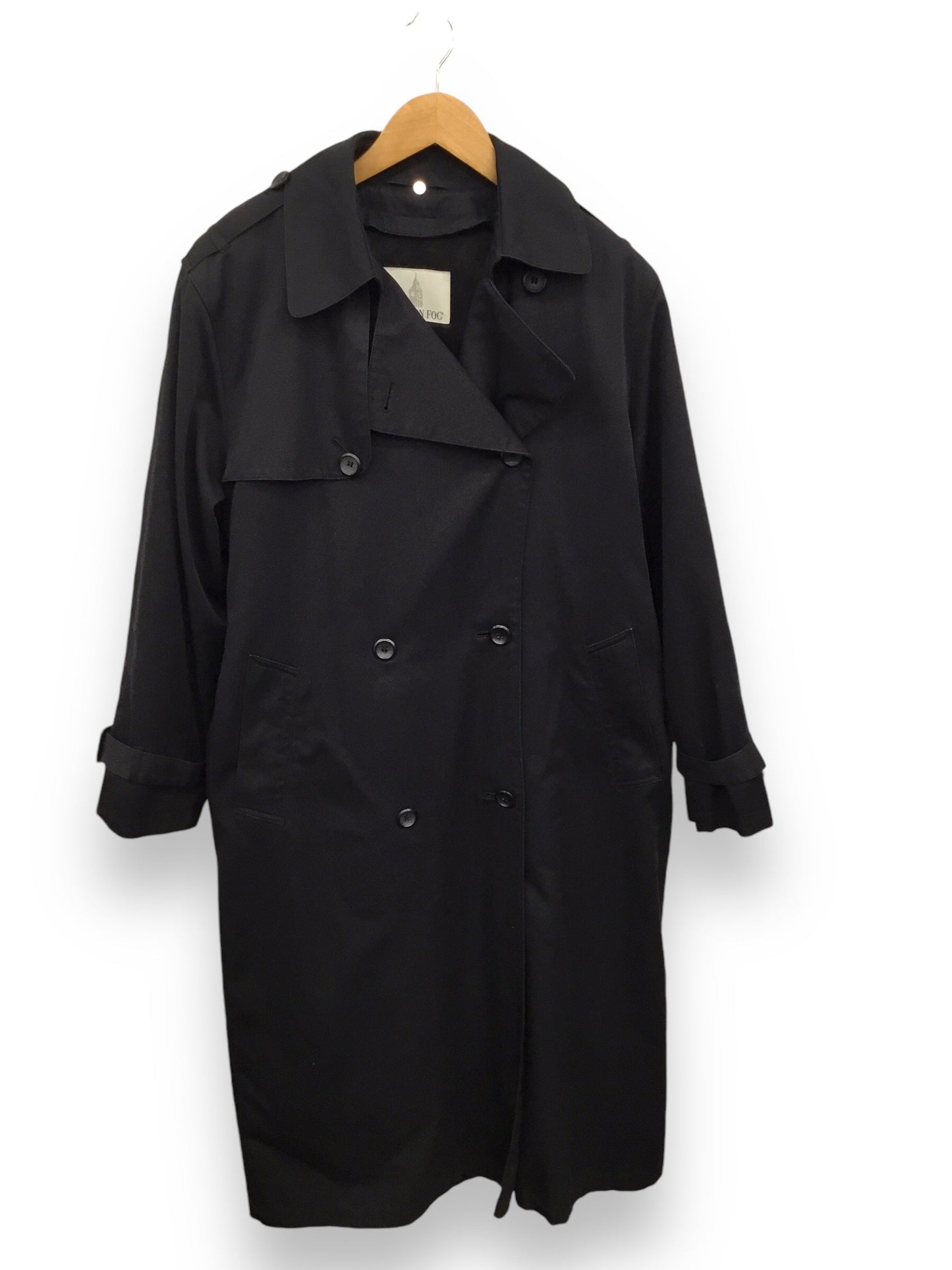 Coat Peacoat By London Fog In Black, Size: 10