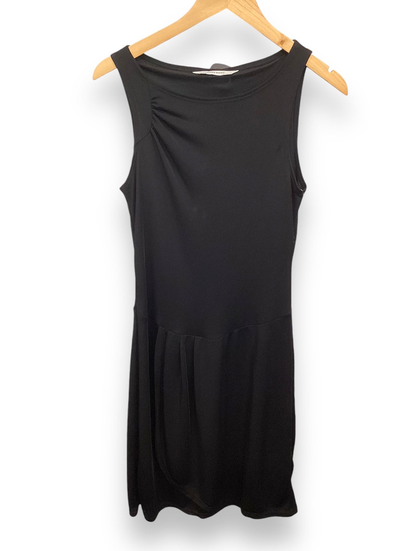 Dress Casual Midi By Zara In Black, Size: M