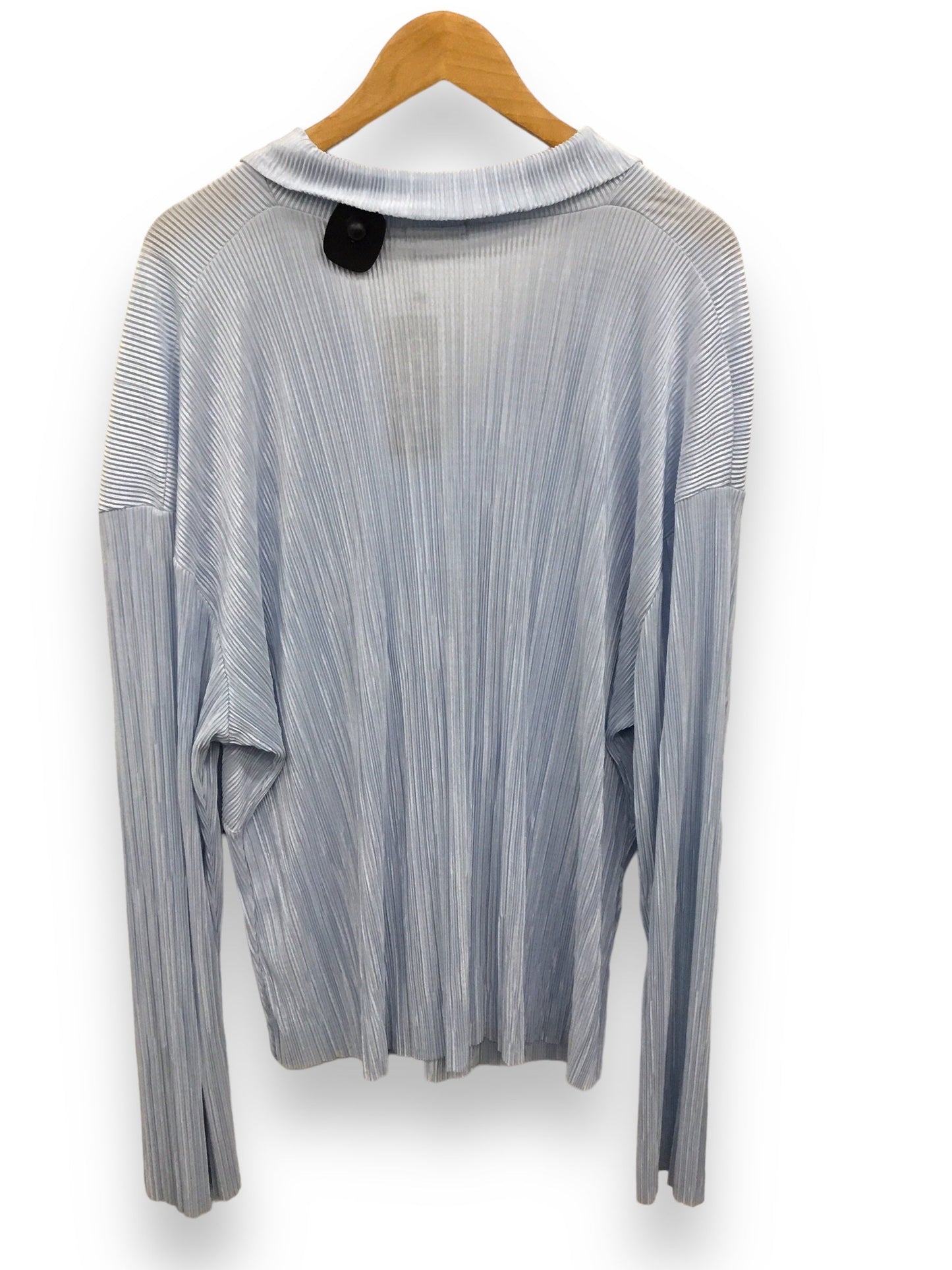 Top Long Sleeve By Boohoo Boutique In Blue, Size: 4x