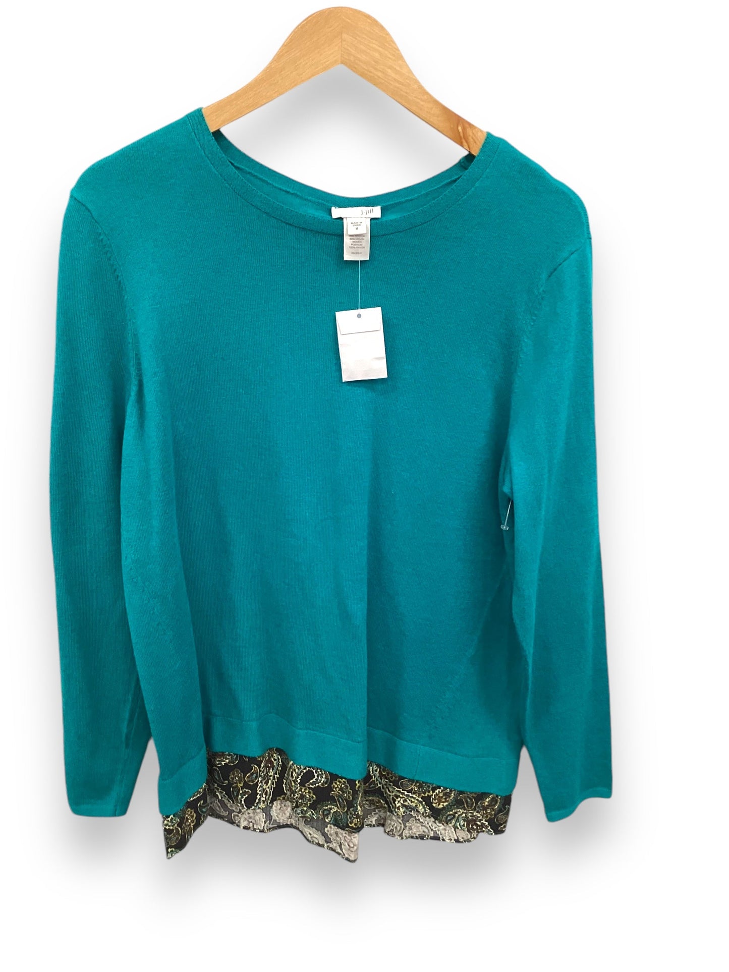 Sweater By J Jill In Green, Size: M