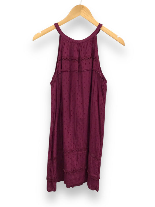 Dress Casual Midi By Loft In Purple, Size: M