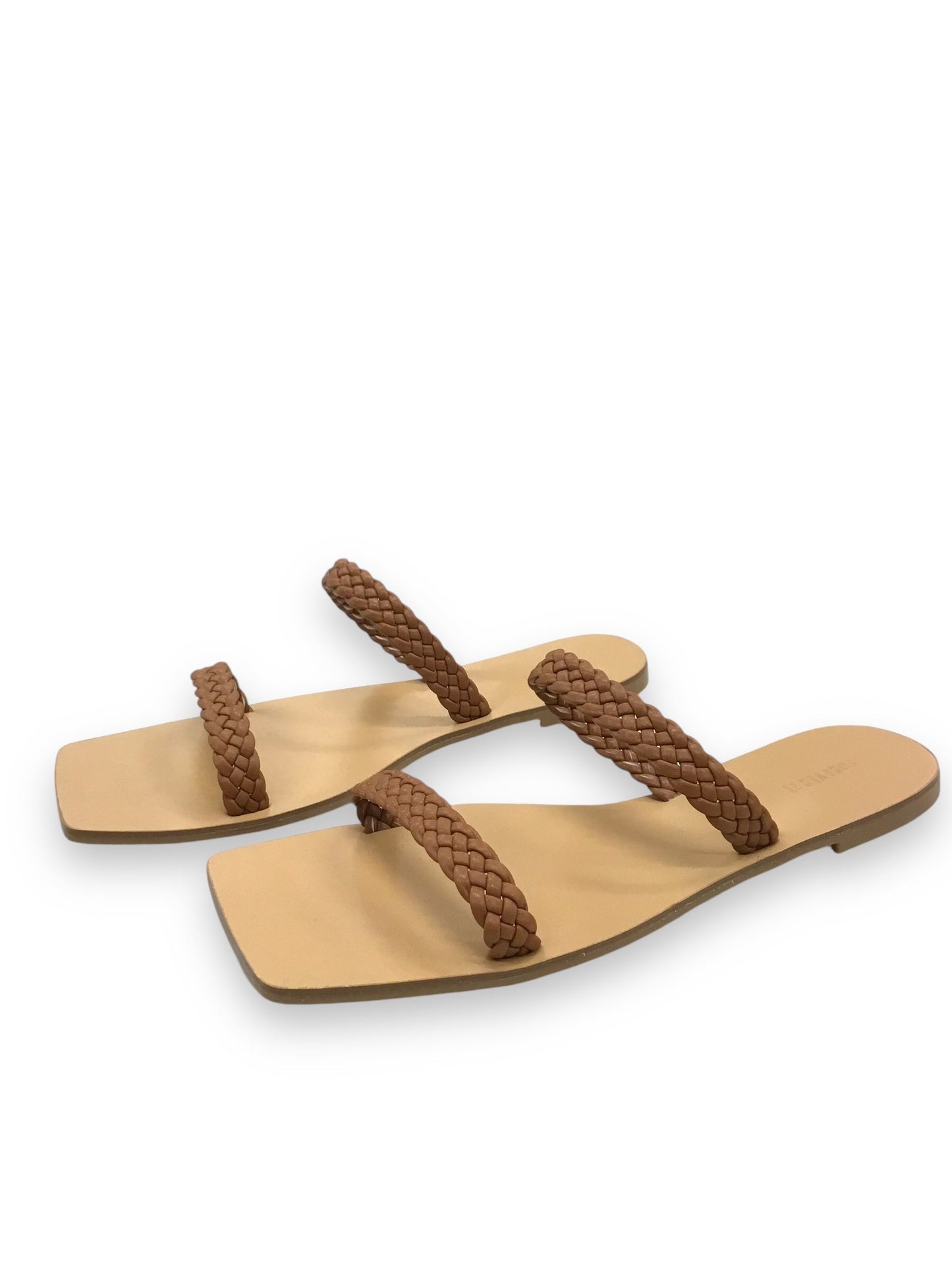 Sandals Flats By Forever 21 In Brown, Size: 7