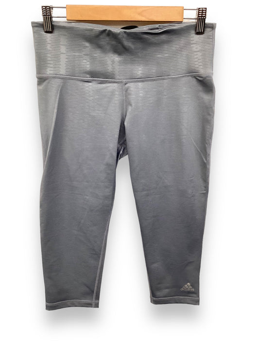 Grey Athletic Capris Adidas, Size M