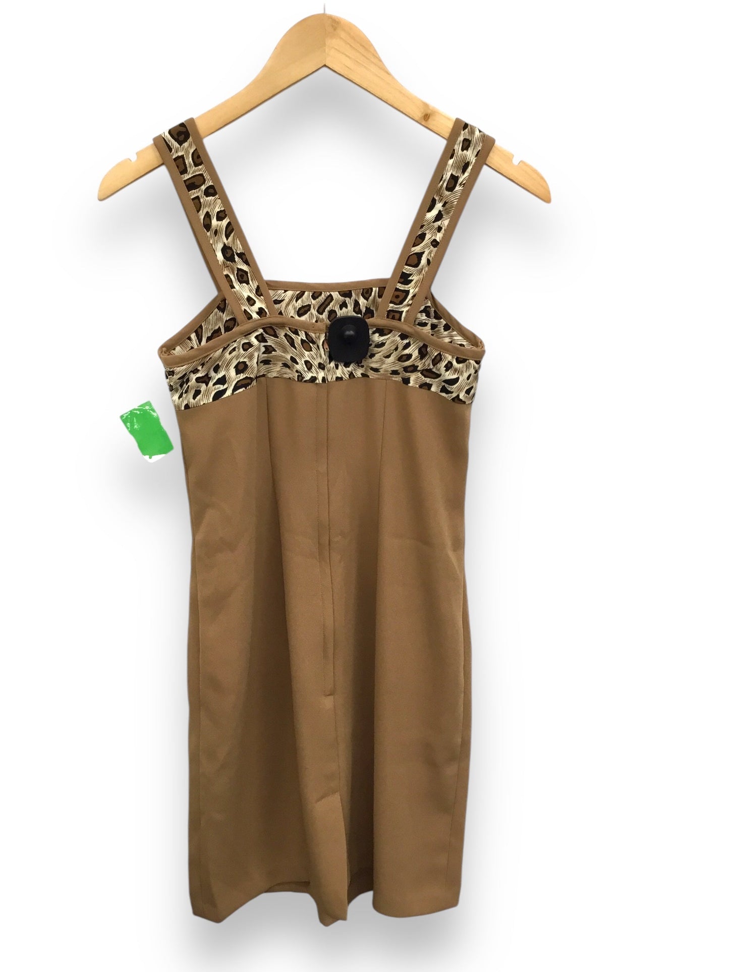 Dress Casual Midi By Clothes Mentor In Tan, Size: M