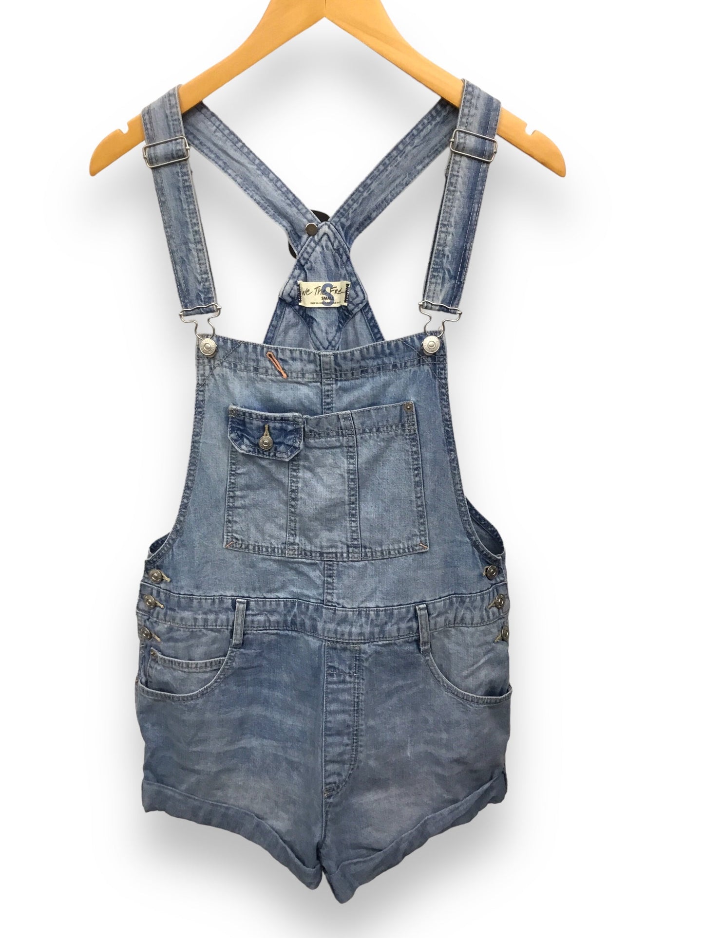 Blue Denim Romper Free People, Size S