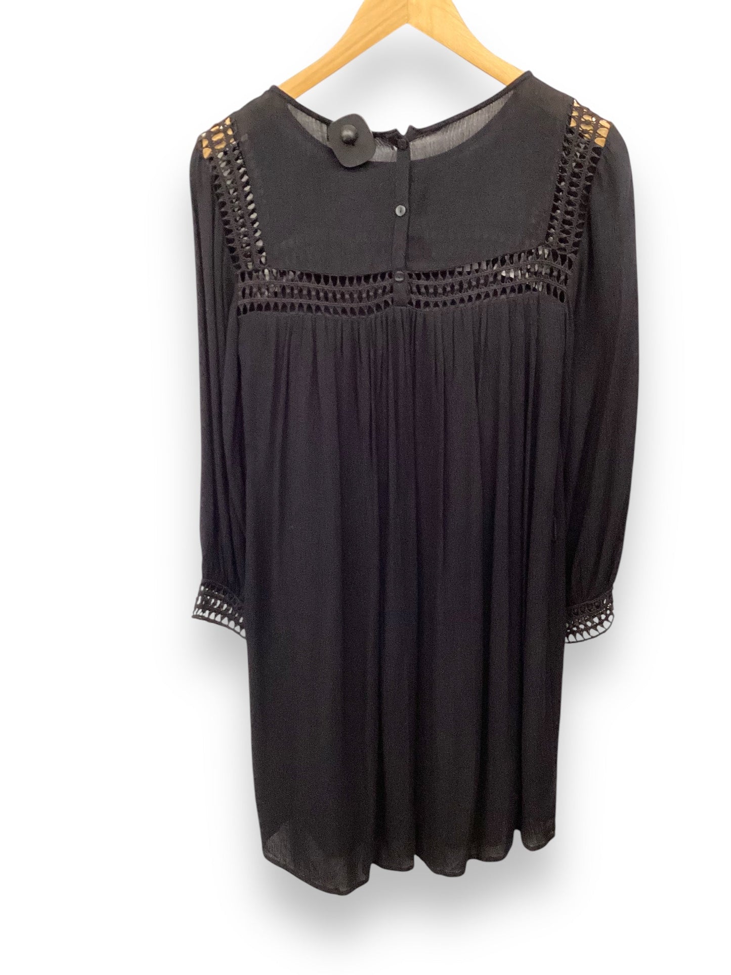 Dress Casual Midi By Lucky Brand In Black, Size: Xs