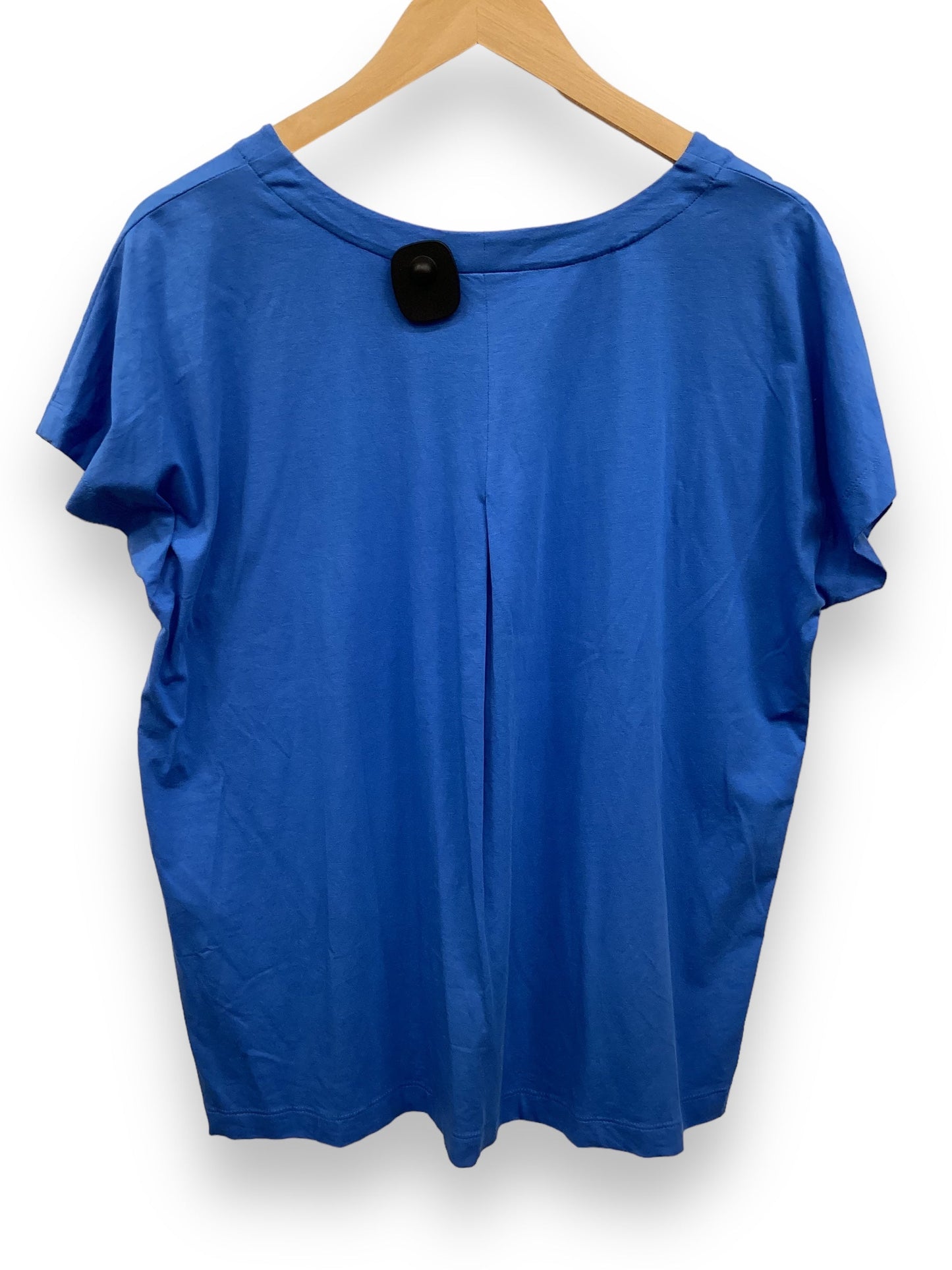 Blue Top Short Sleeve J. Jill, Size M