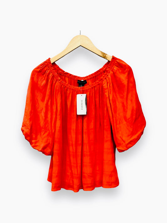 NWT Top Short Sleeve By Sanctuary In Orange, Size: S