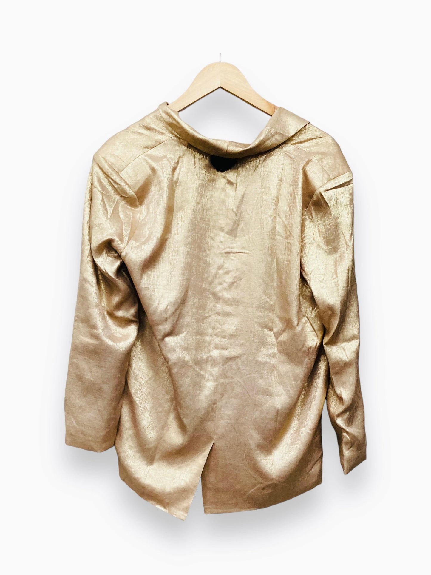 NWT Blazer By 12th Tribe In Gold, Size: Xs