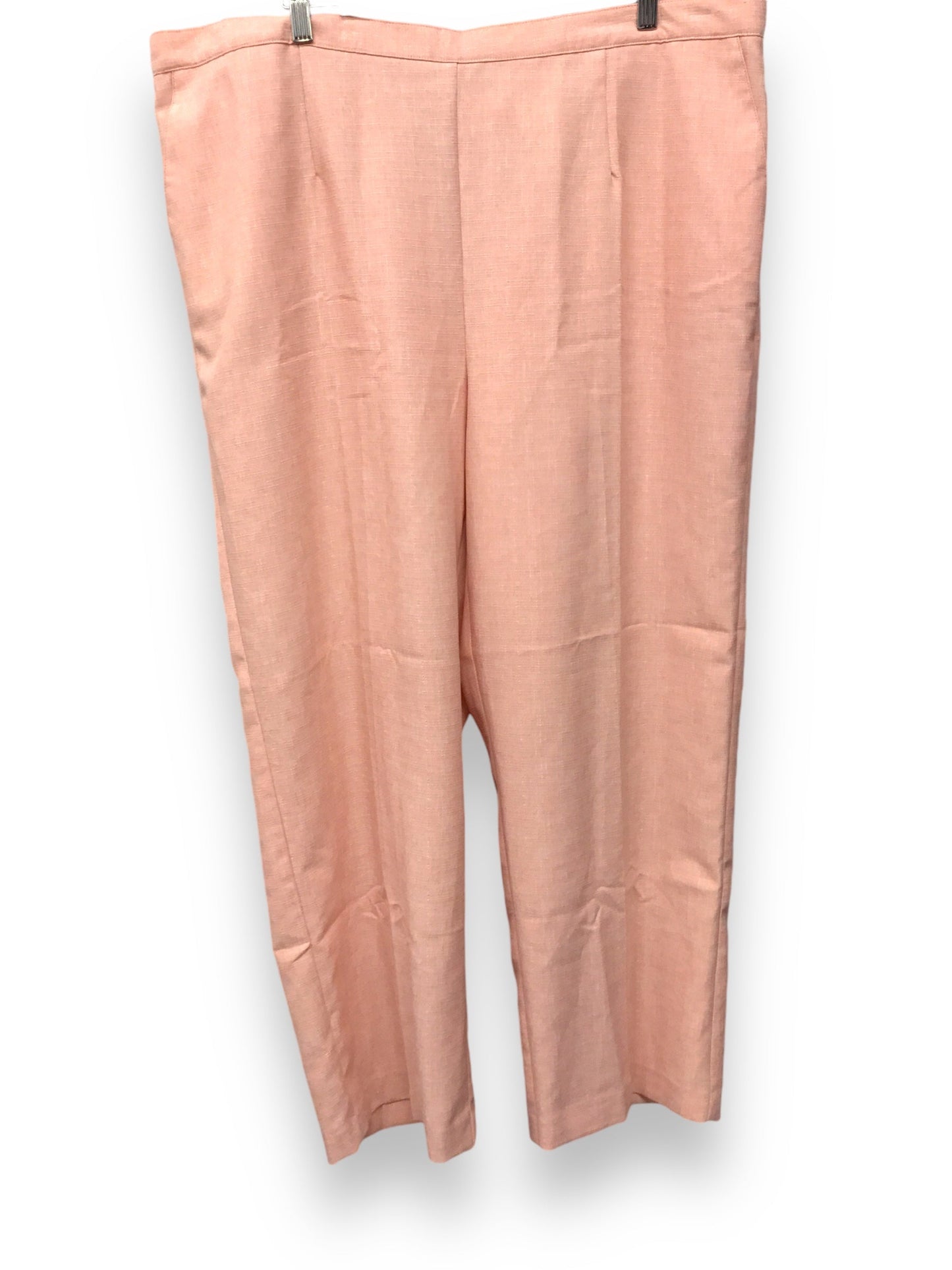 Pants Dress By Alfred Dunner In Peach, Size: 22