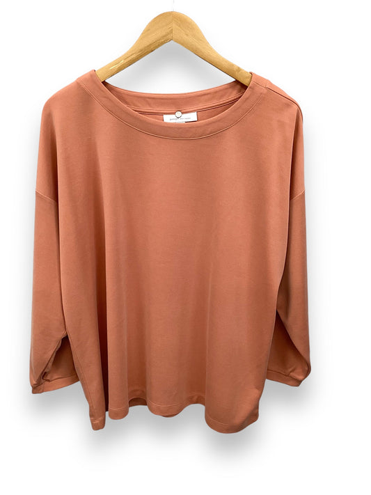 Top Long Sleeve By Pure Jill In Orange, Size: L