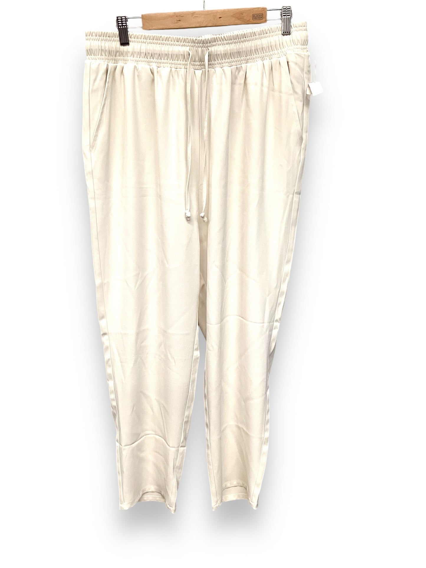 Pants Lounge By Melloday In Cream, Size: Xl