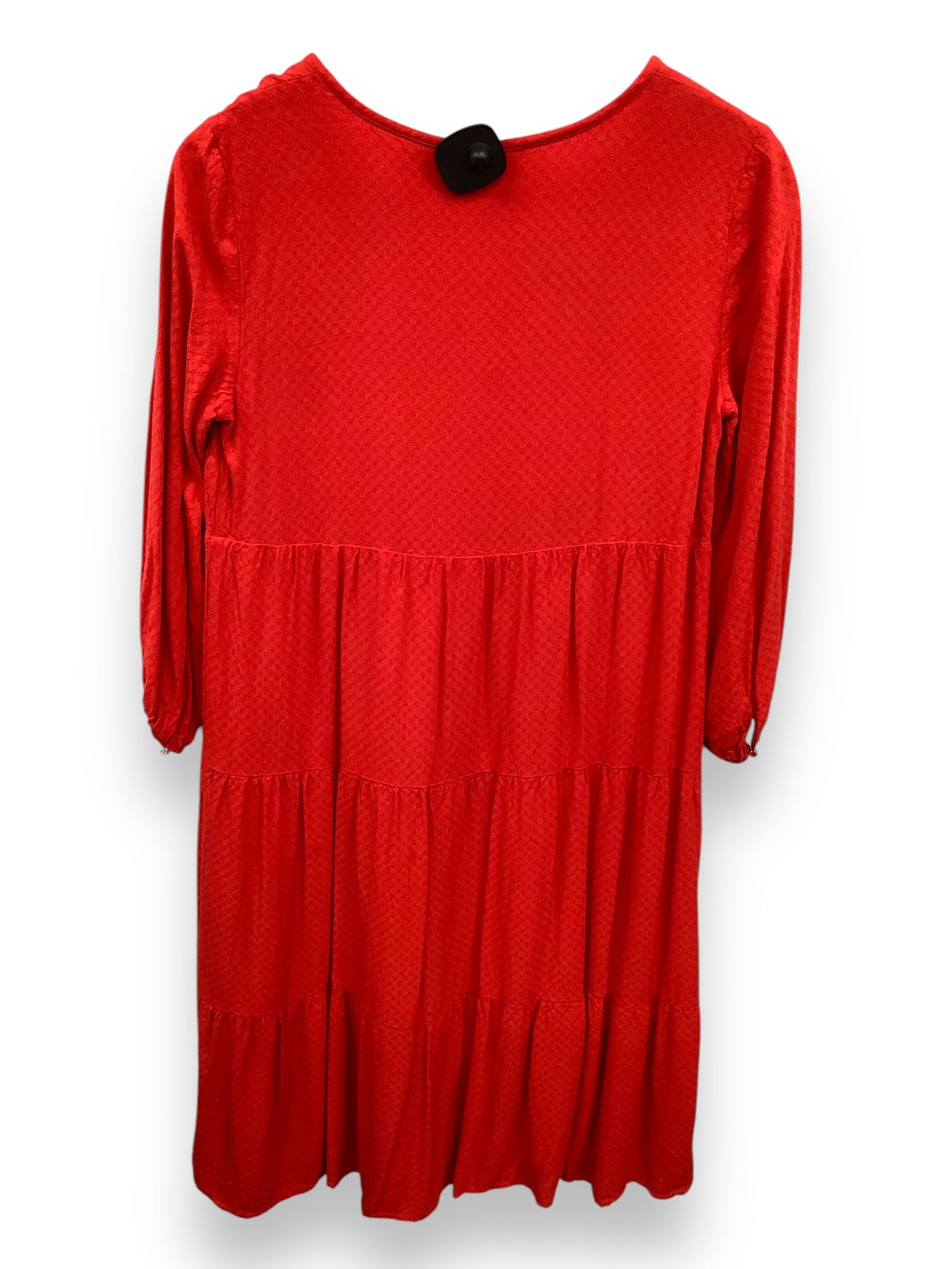 Dress Casual Midi By Loft In Red, Size: Petite   S