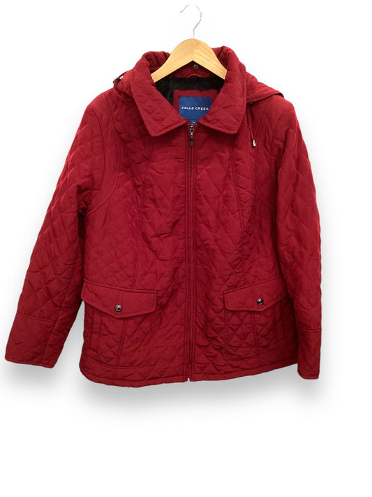 Coat Puffer & Quilted By Falls Creek In Red, Size: 2x