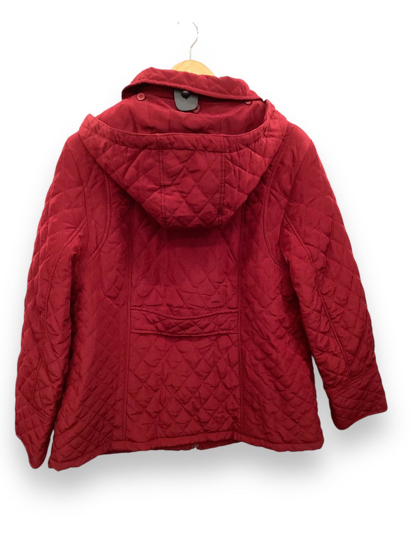 Coat Puffer & Quilted By Falls Creek In Red, Size: 2x