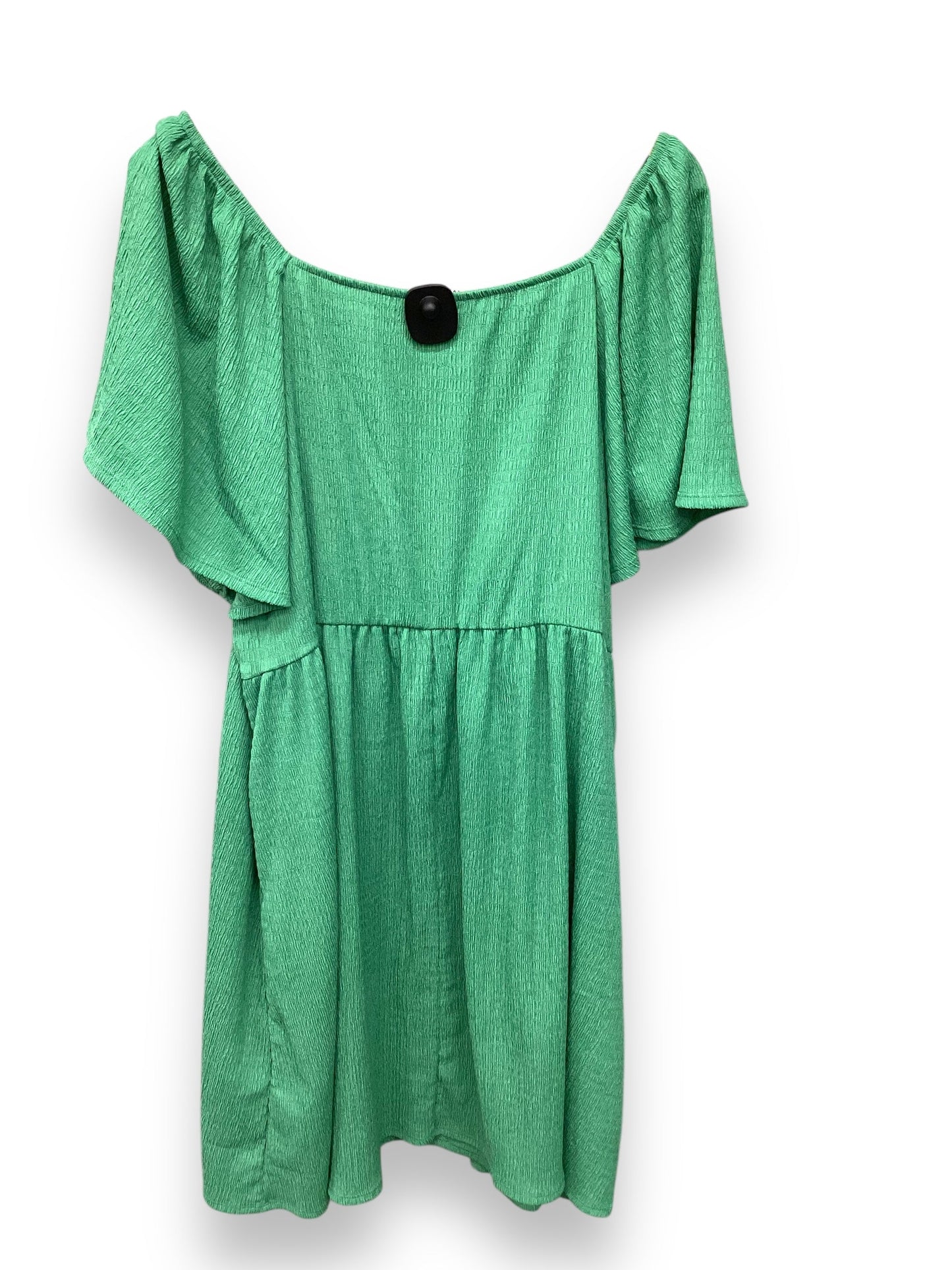 Dress Casual Midi By Ava & Viv In Green, Size: 2x