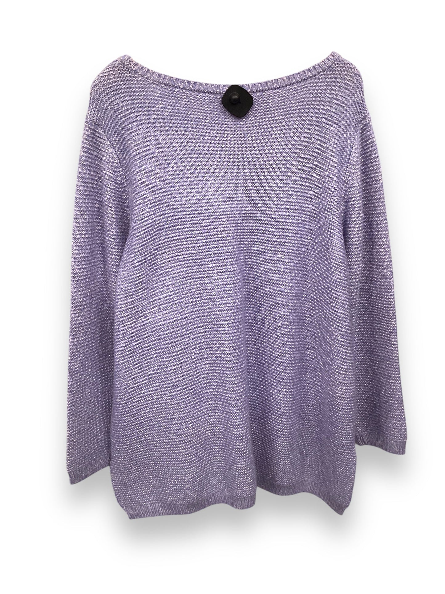 Sweater By Westport In Purple, Size: 2x