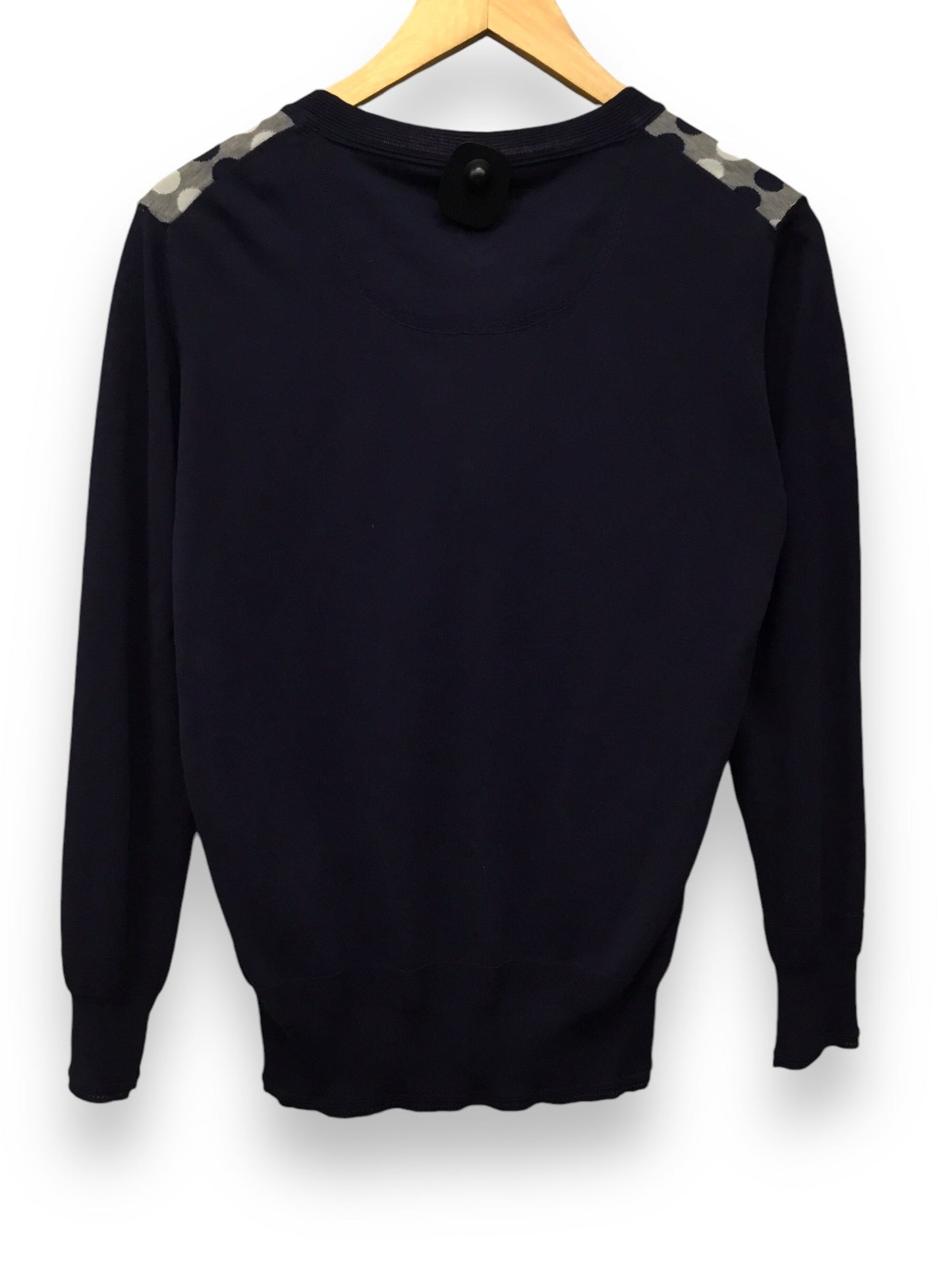 Sweater Cardigan By Clothes Mentor In Navy, Size: M