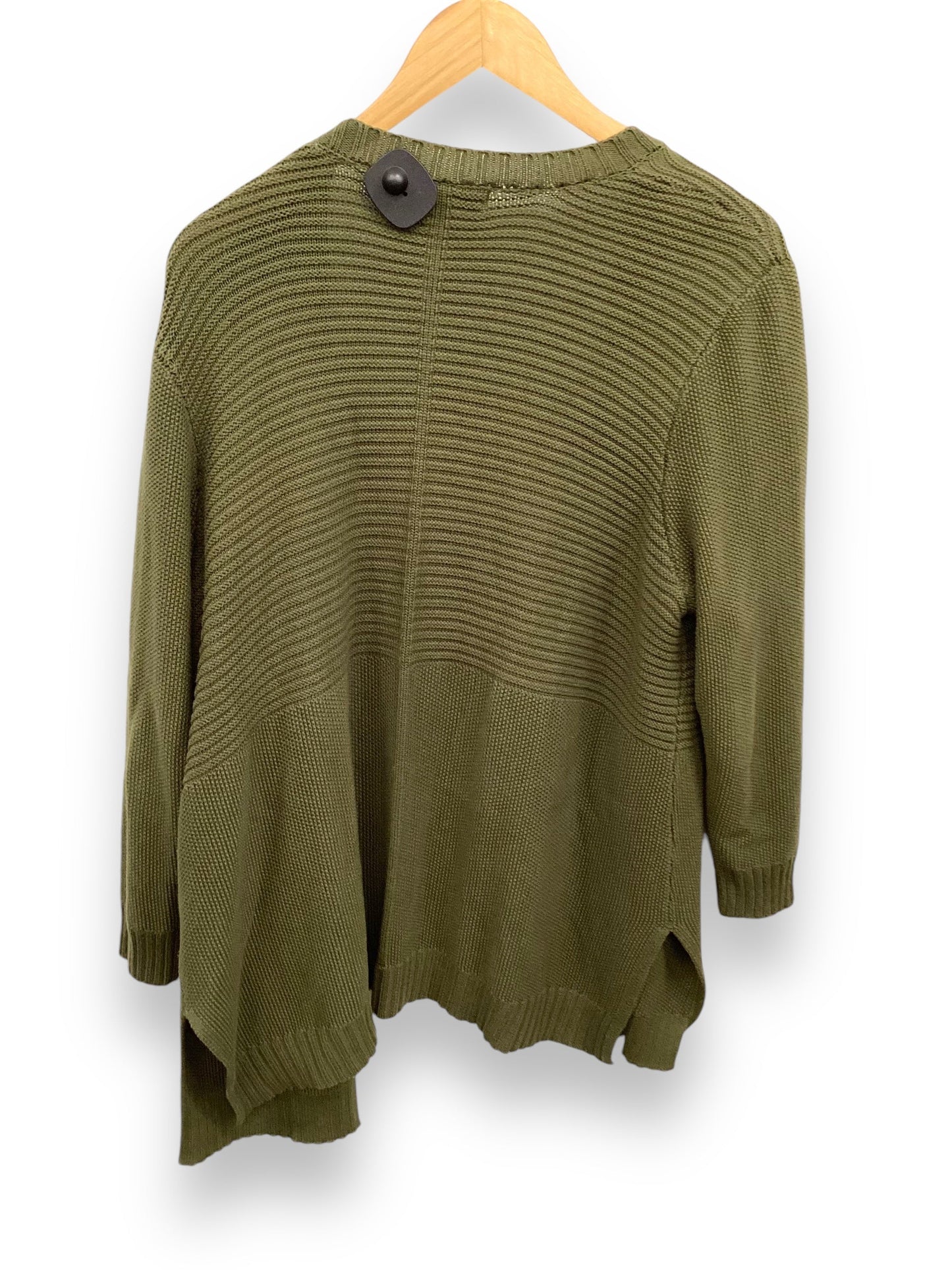 Sweater Cardigan By Marled In Green, Size: 1x