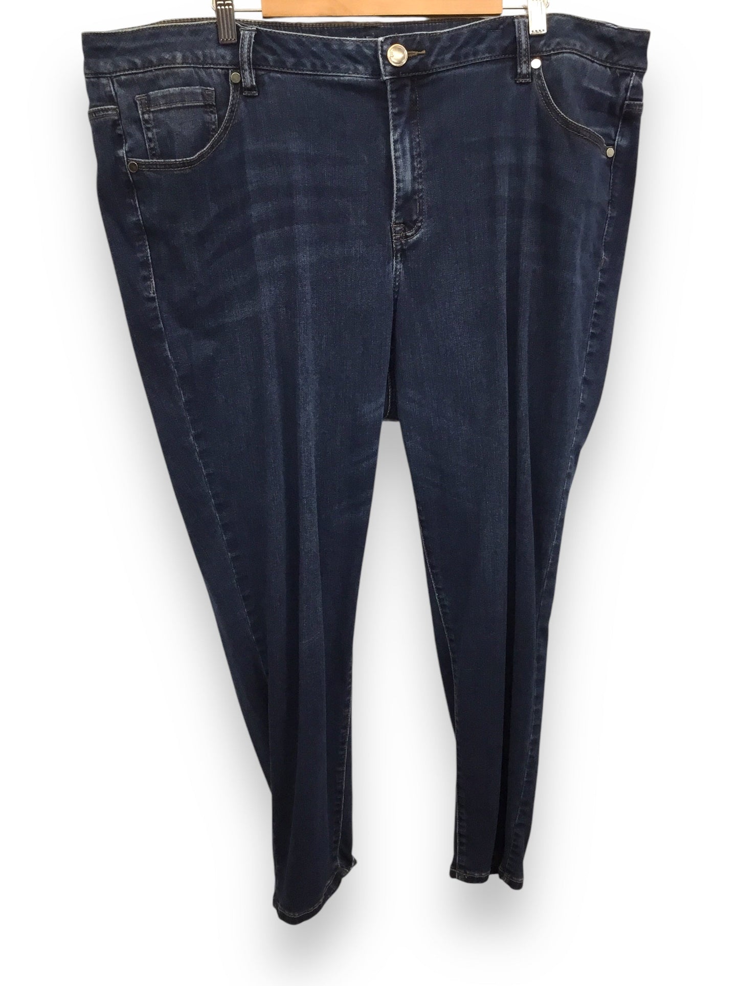 Jeans Wide Leg By Lane Bryant In Denim Blue, Size: 3x