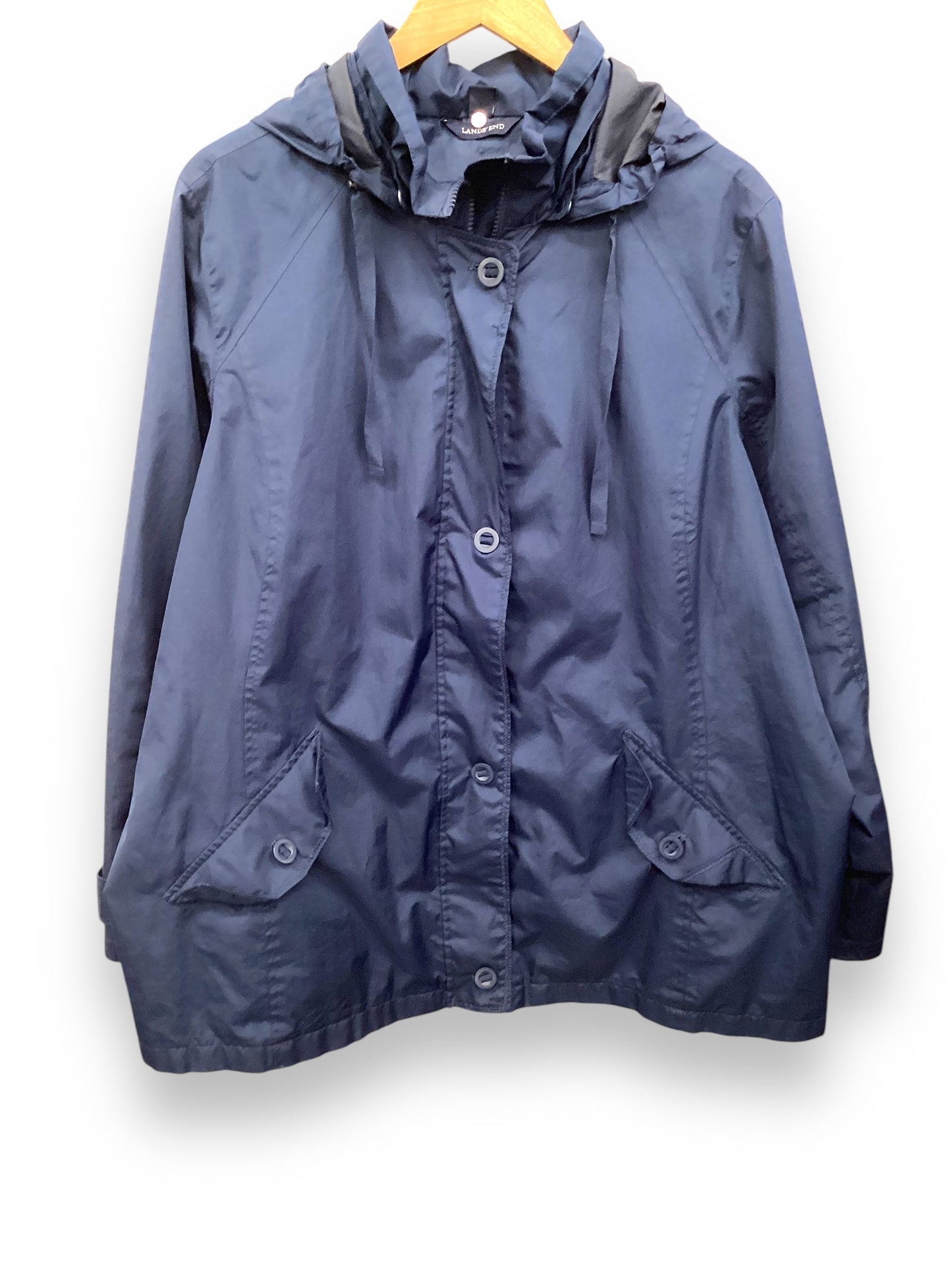 Jacket Other By Lands End In Navy, Size: 2x