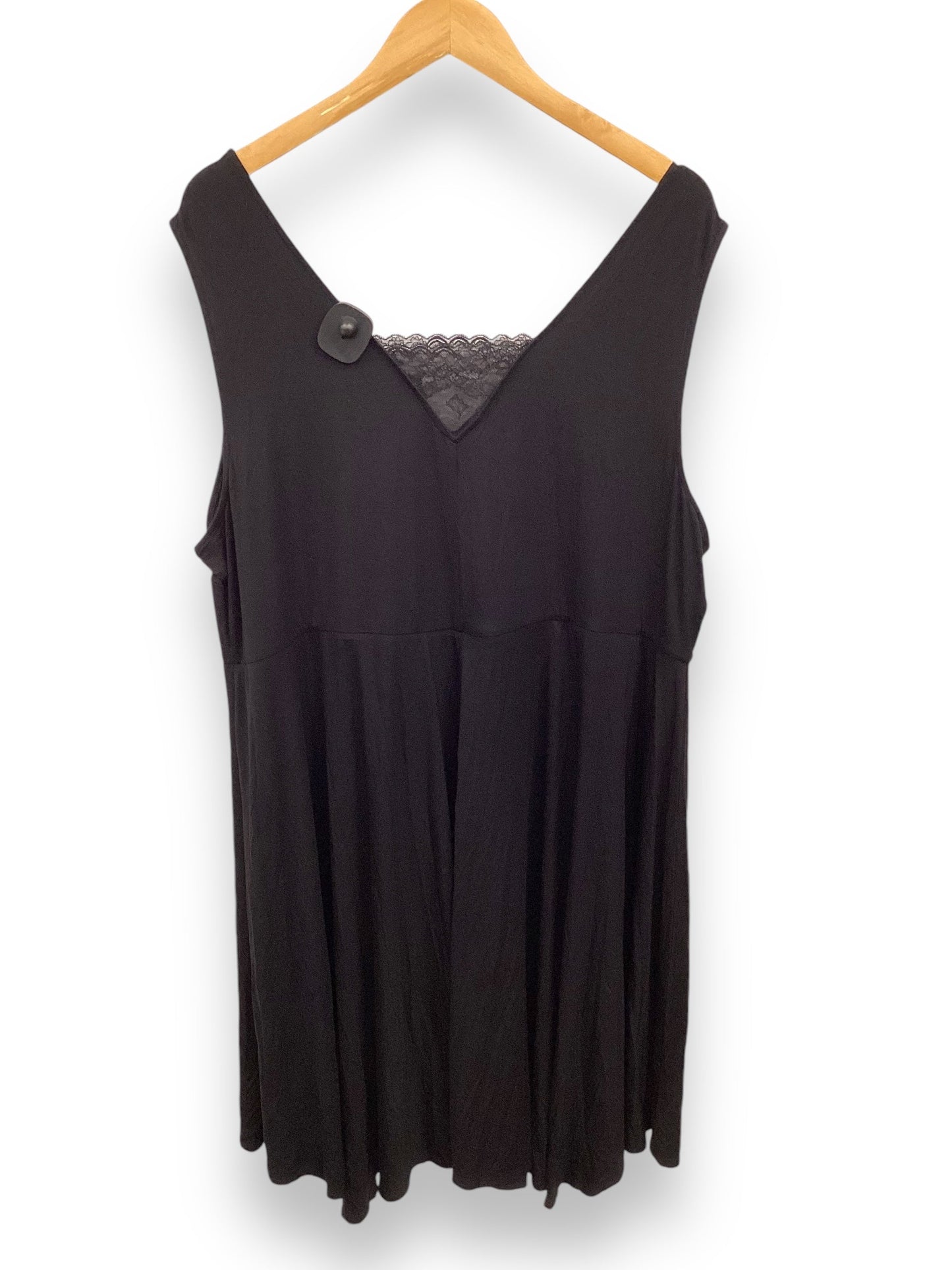 Dress Casual Midi By Lane Bryant In Black, Size: Xxl