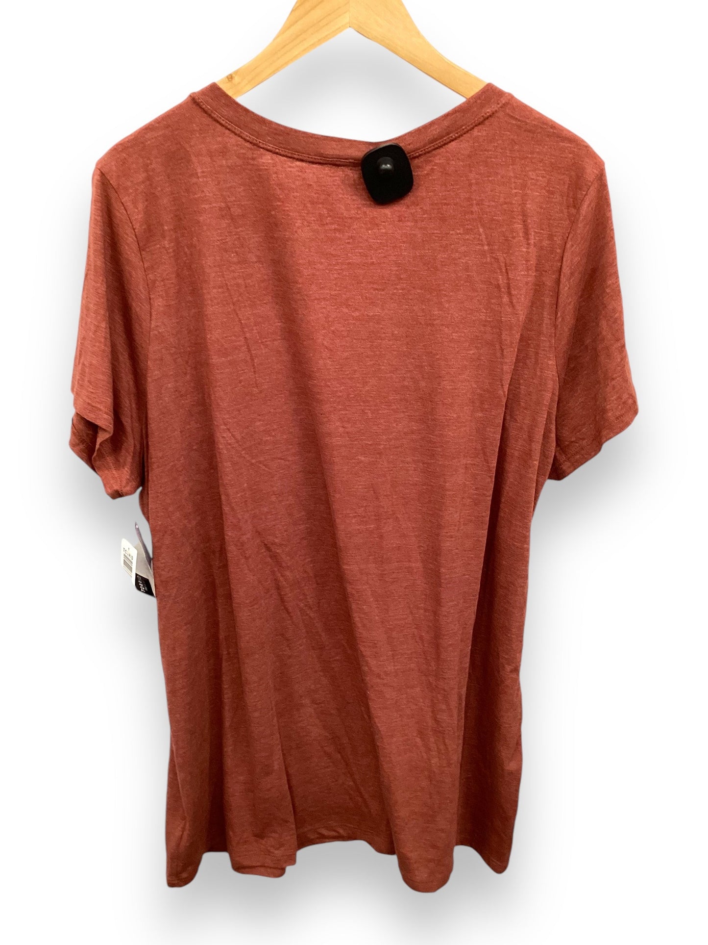 Top Short Sleeve By Torrid In Orange, Size: 3x