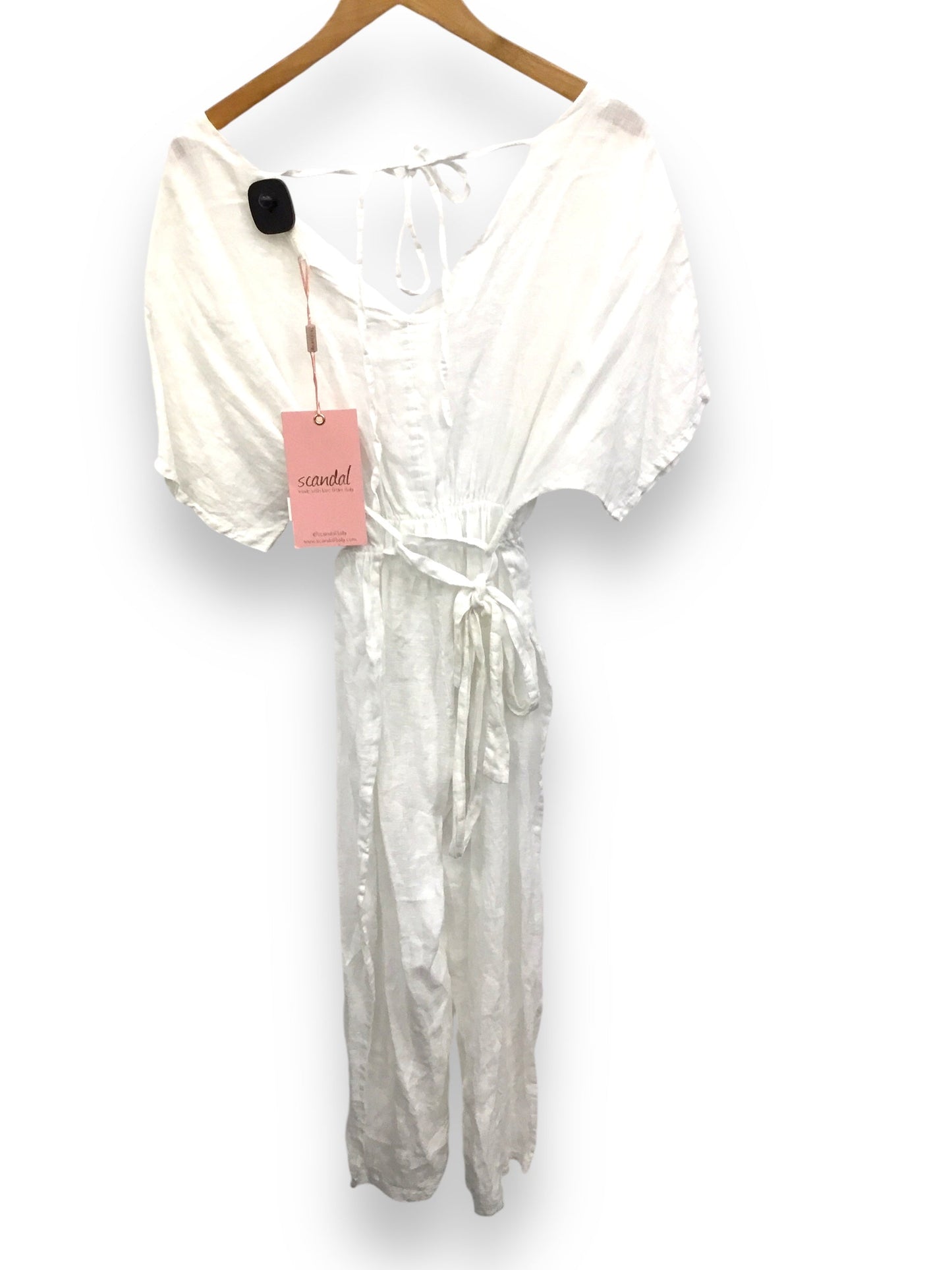 Jumpsuit By Clothes Mentor In White, Size: S