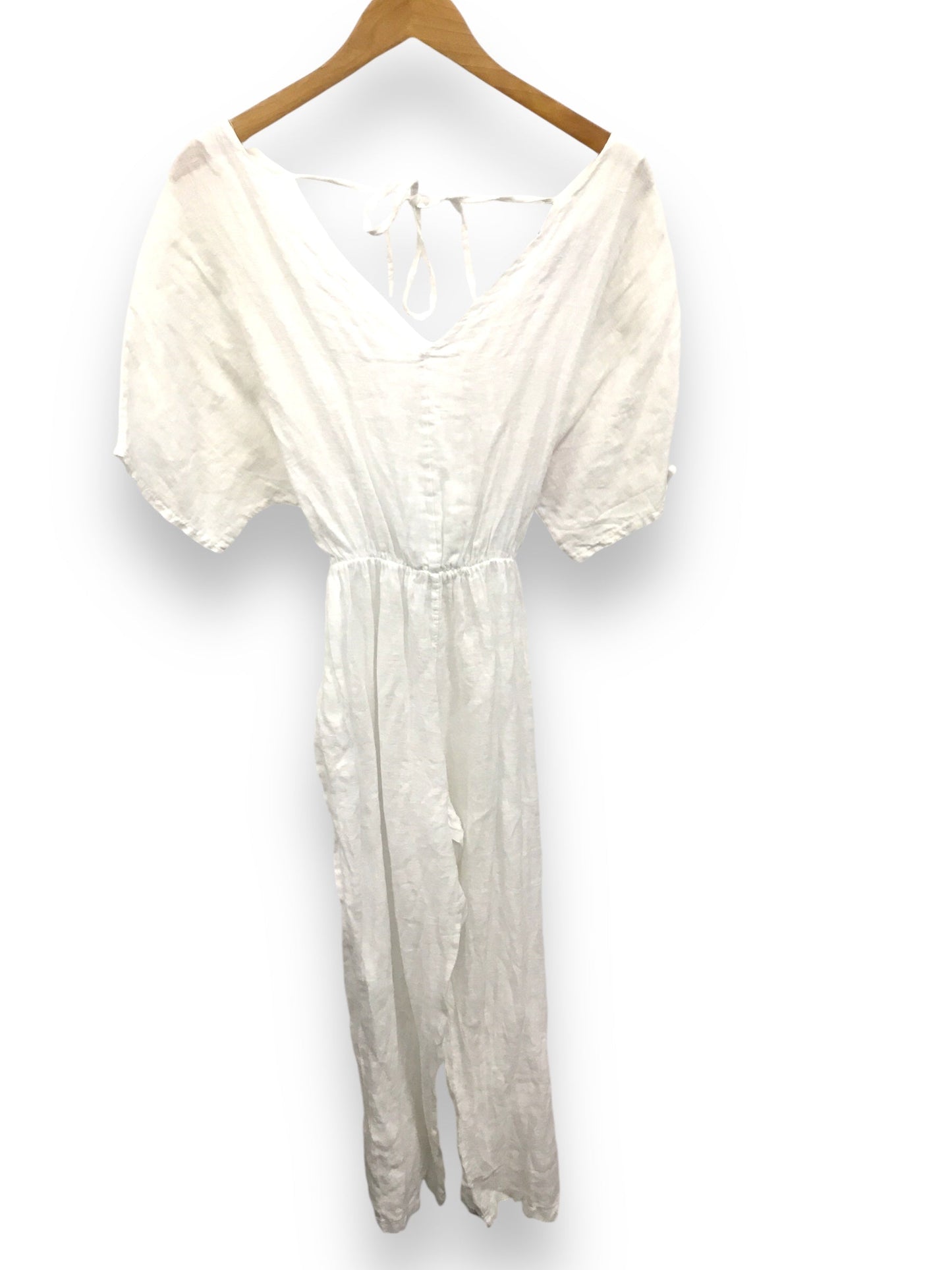 Jumpsuit By Clothes Mentor In White, Size: S