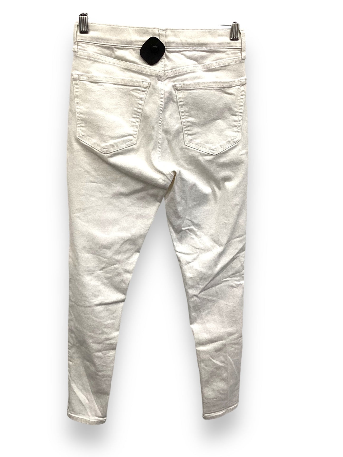 Jeans Skinny By Top Shop In White, Size: 6