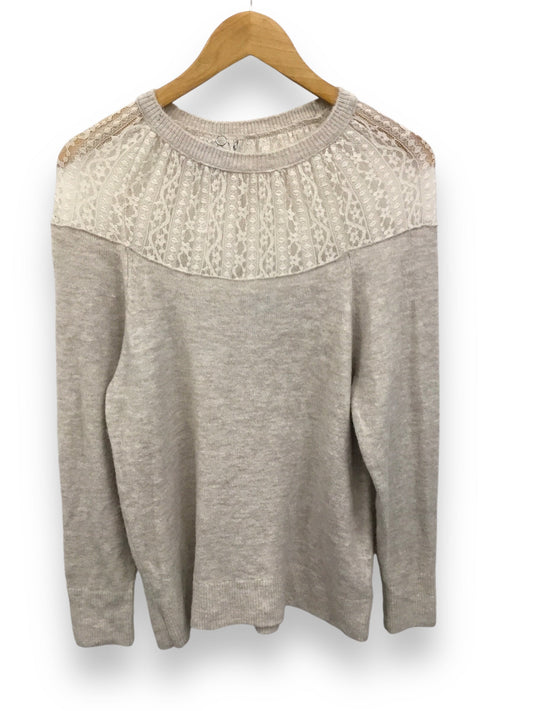 Sweater By Express In Taupe, Size: Xs