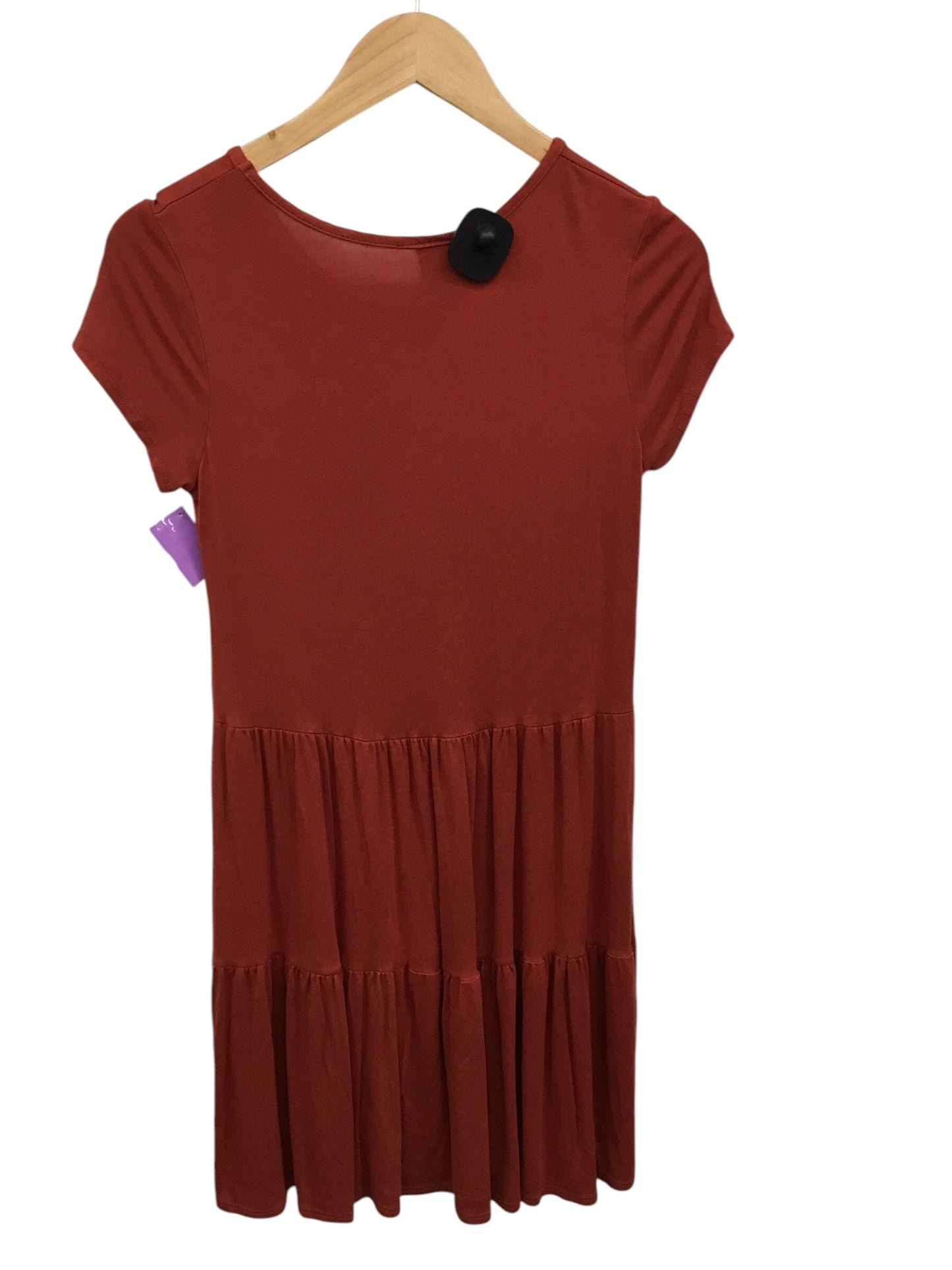 Dress Casual Midi By Clothes Mentor In Orange, Size: S