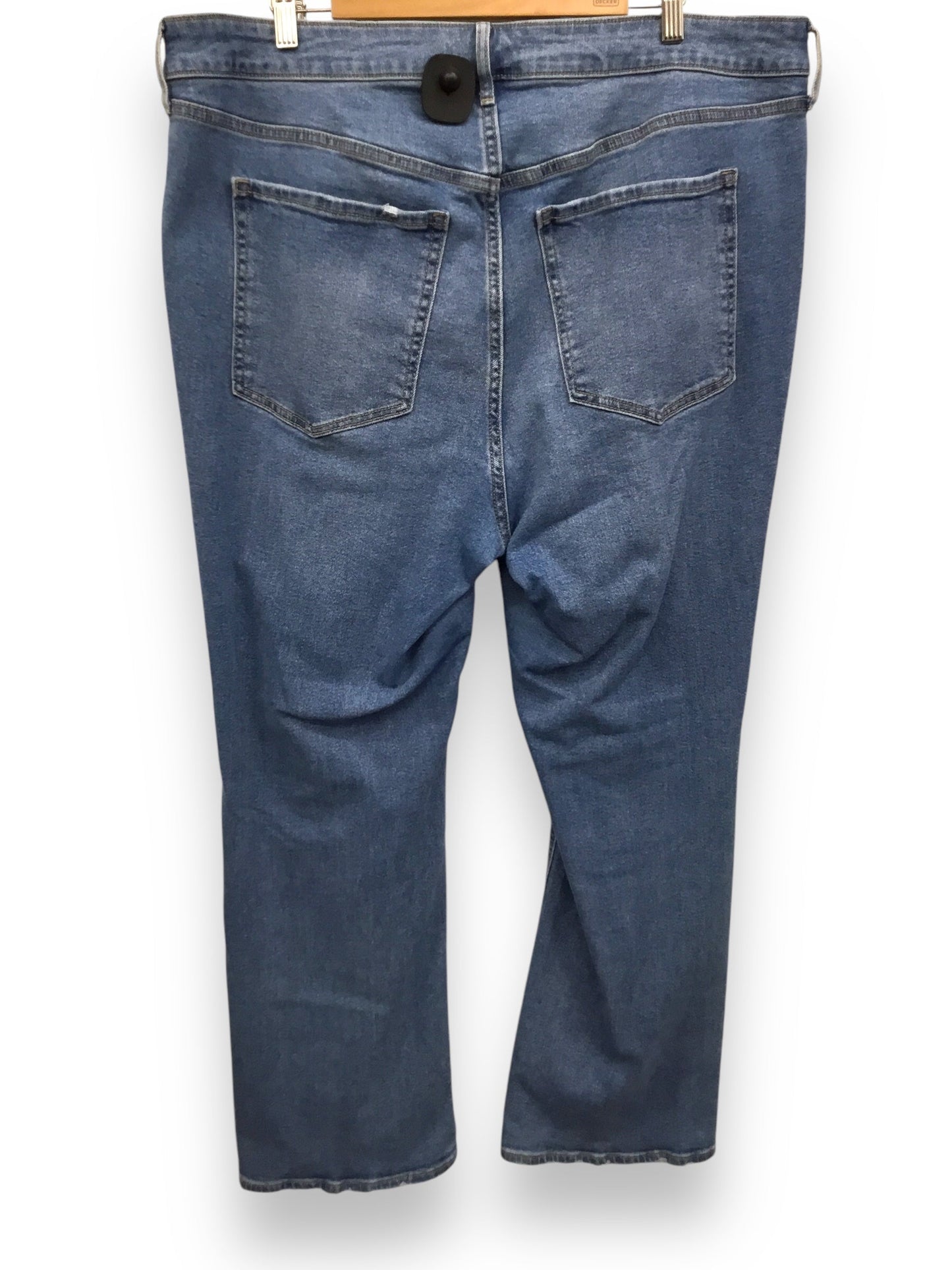 Jeans Straight By Old Navy In Blue Denim, Size: 20