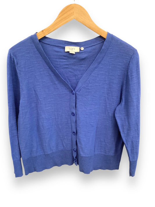 Cardigan By Loft In Blue, Size: L