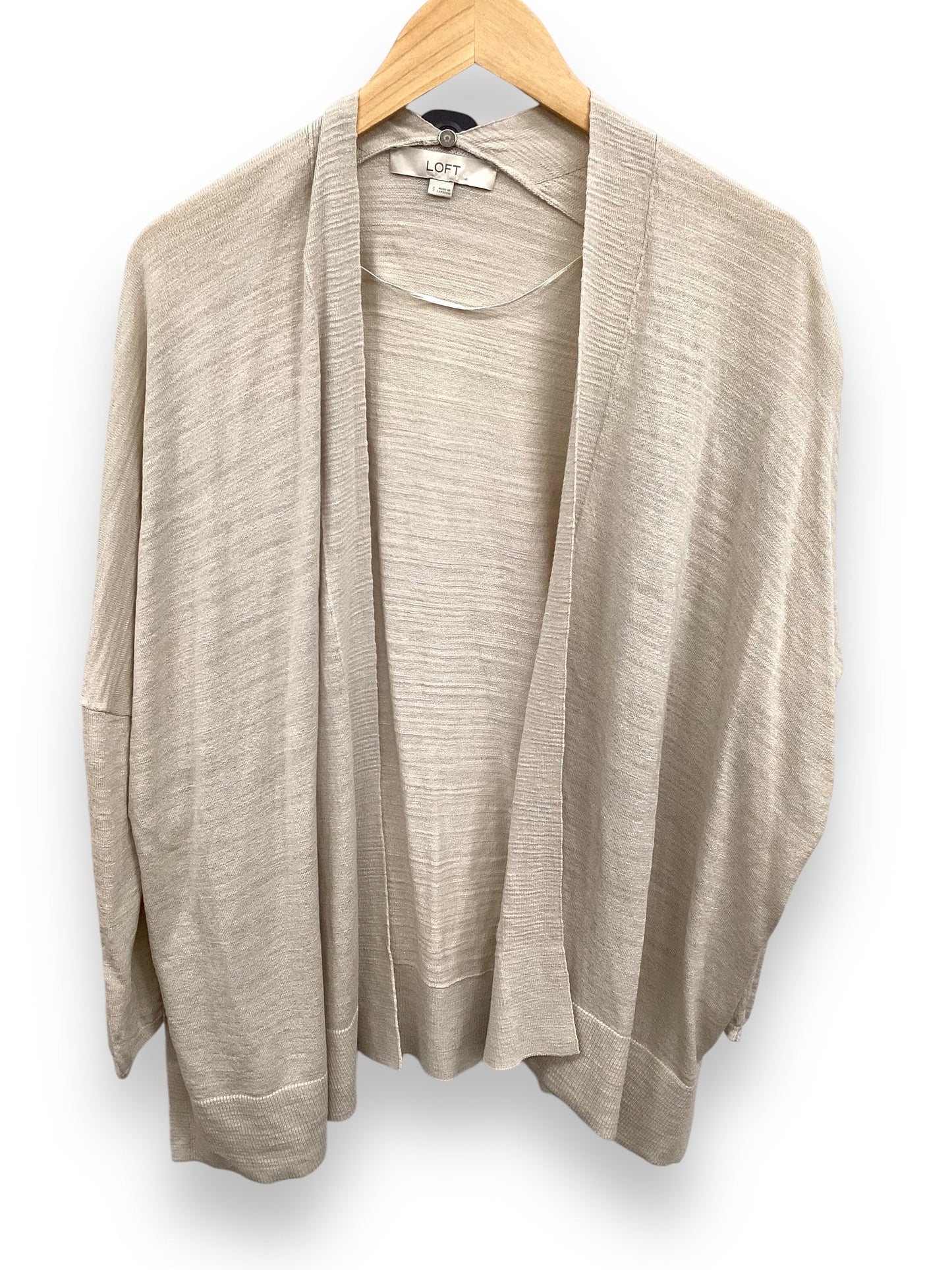 Cardigan By Loft In Tan, Size: S