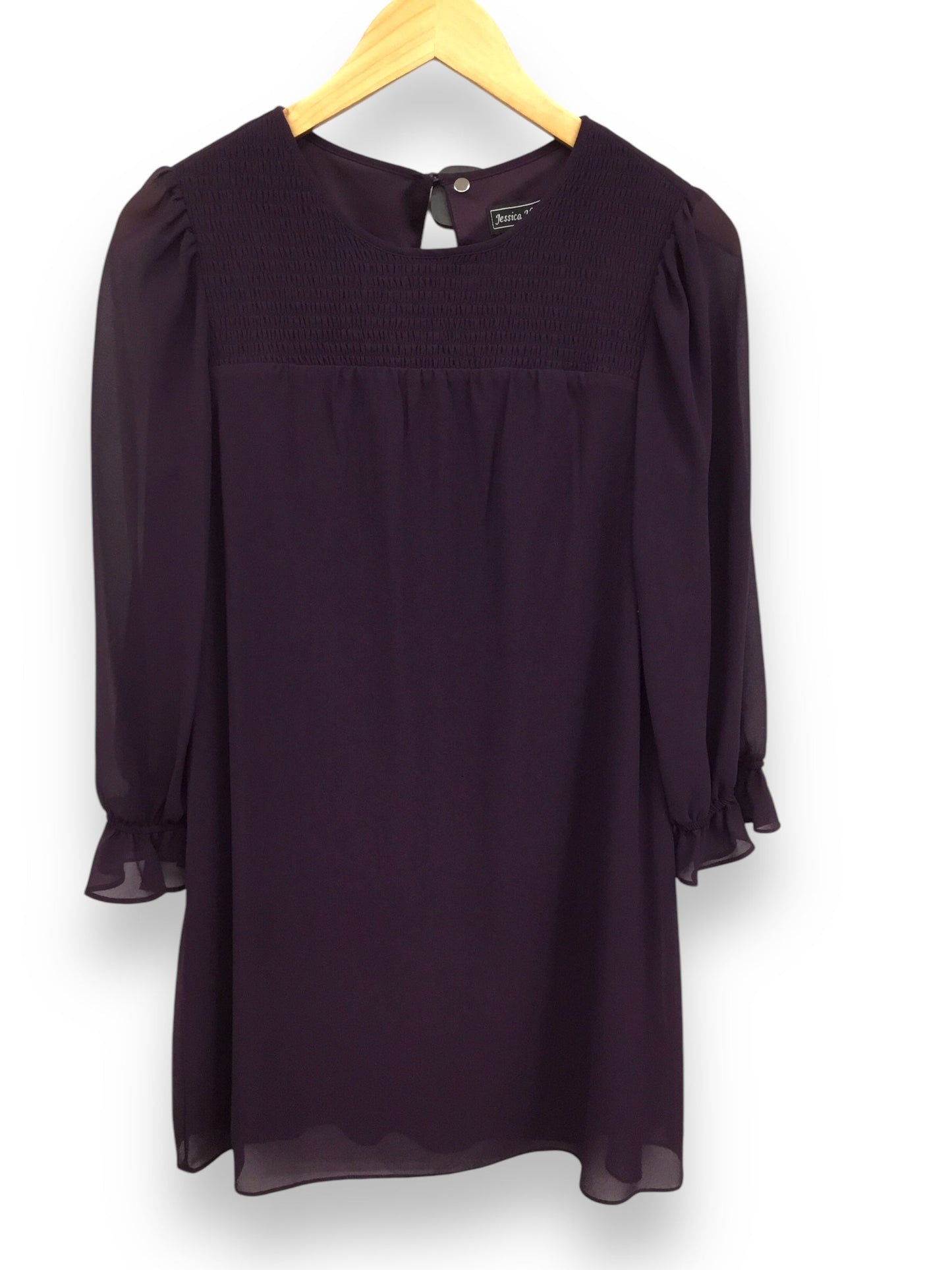 Dress Casual Midi By Jessica Howard In Purple, Size: M