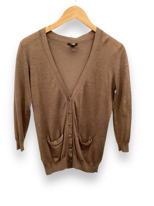 Cardigan By Ann Taylor In Brown, Size: Xs