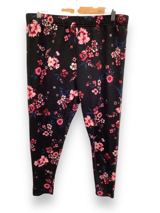 Leggings By Terra & Sky In Floral, Size: 1x