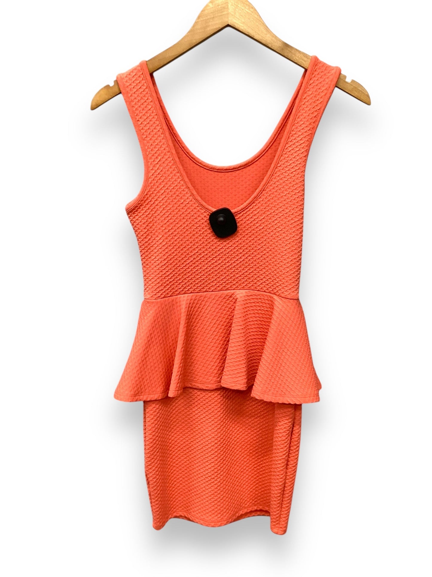 Dress Casual Short By Love Culture In Orange, Size: S