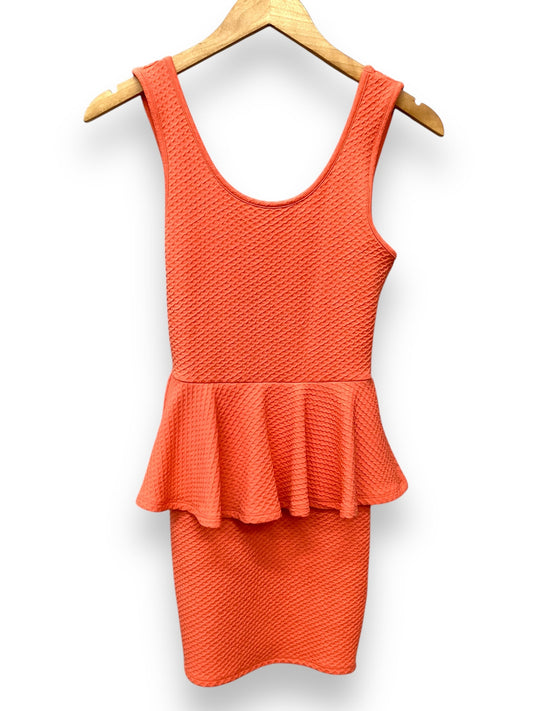 Dress Casual Short By Love Culture In Orange, Size: S