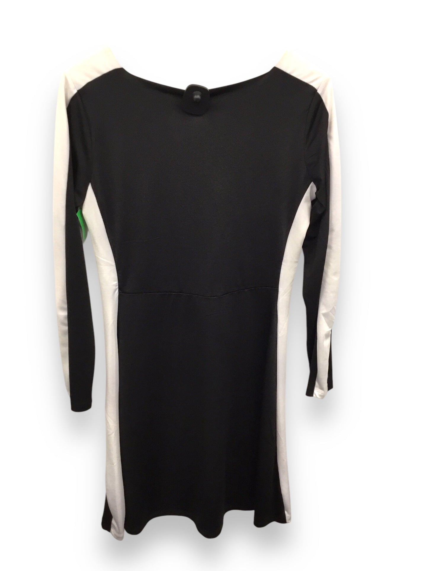 Dress Casual Midi By Harve Bernard In Black & White, Size: S