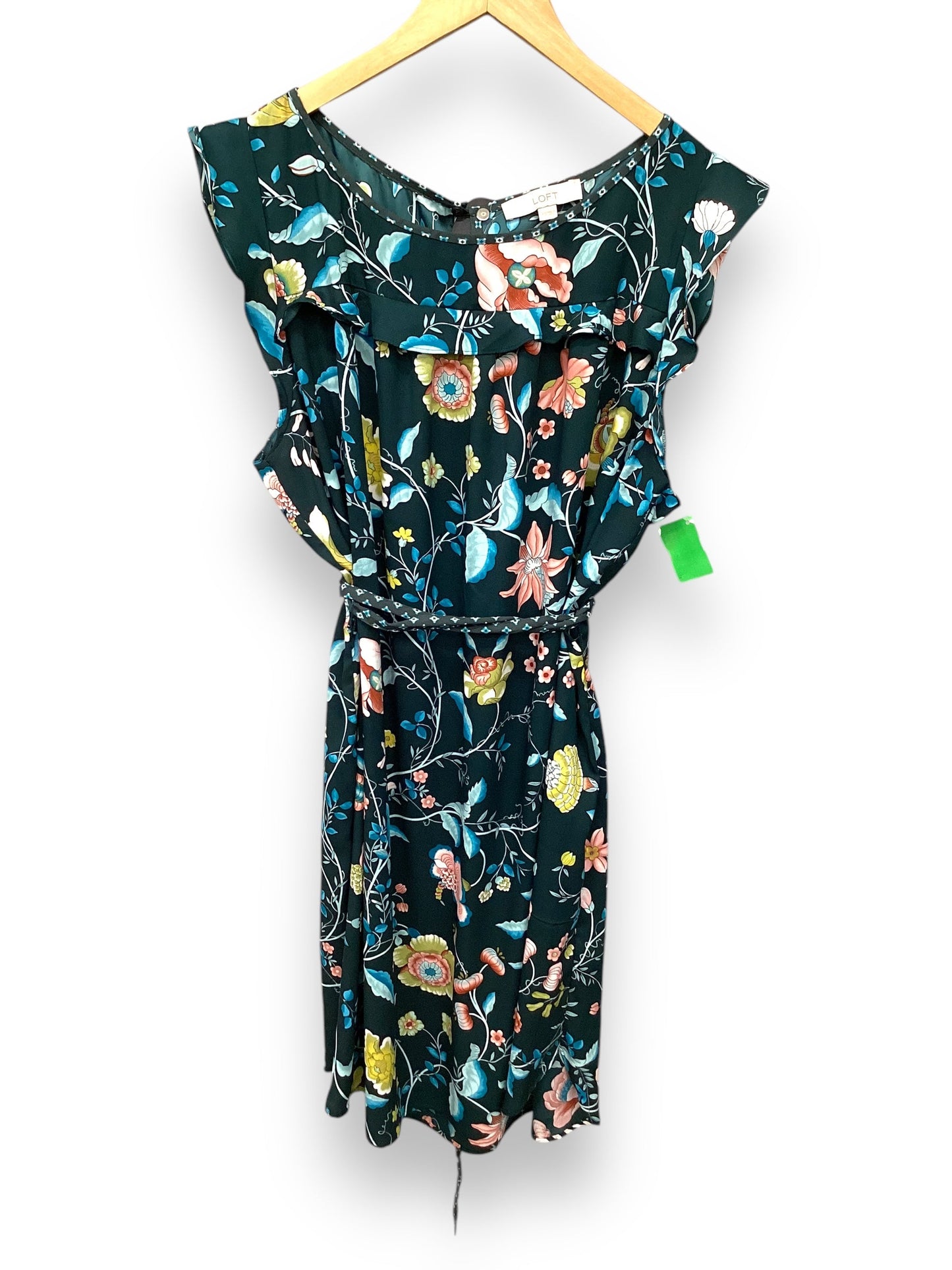 Dress Casual Maxi By Loft In Floral Print, Size: Xxl