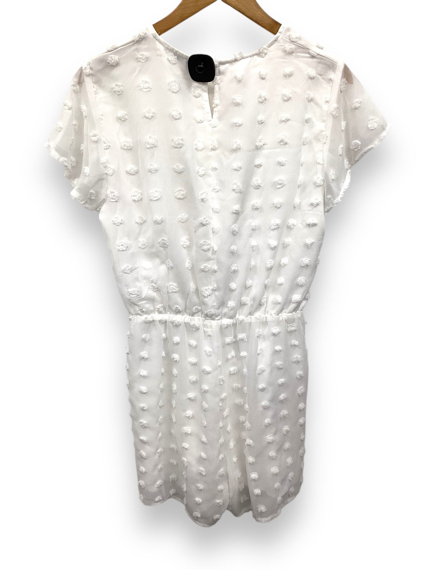 Romper By Clothes Mentor In White, Size: L