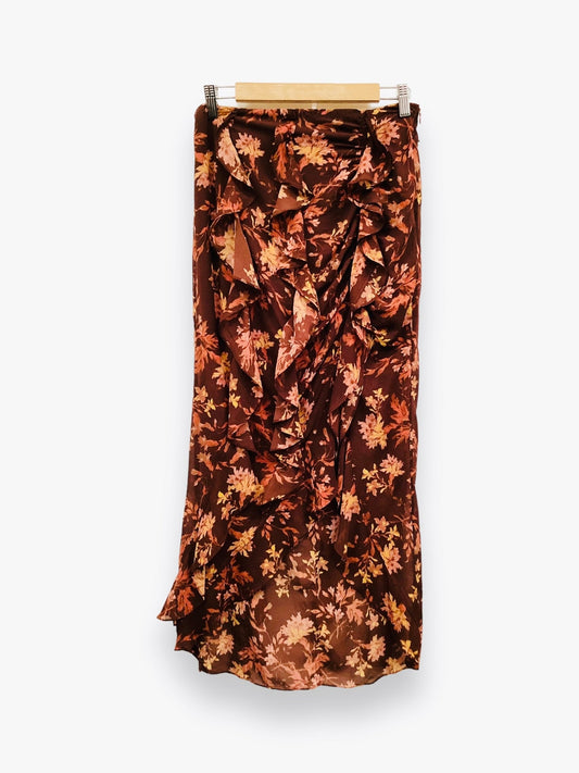 Floral Print Skirt Maxi Free People, Size S