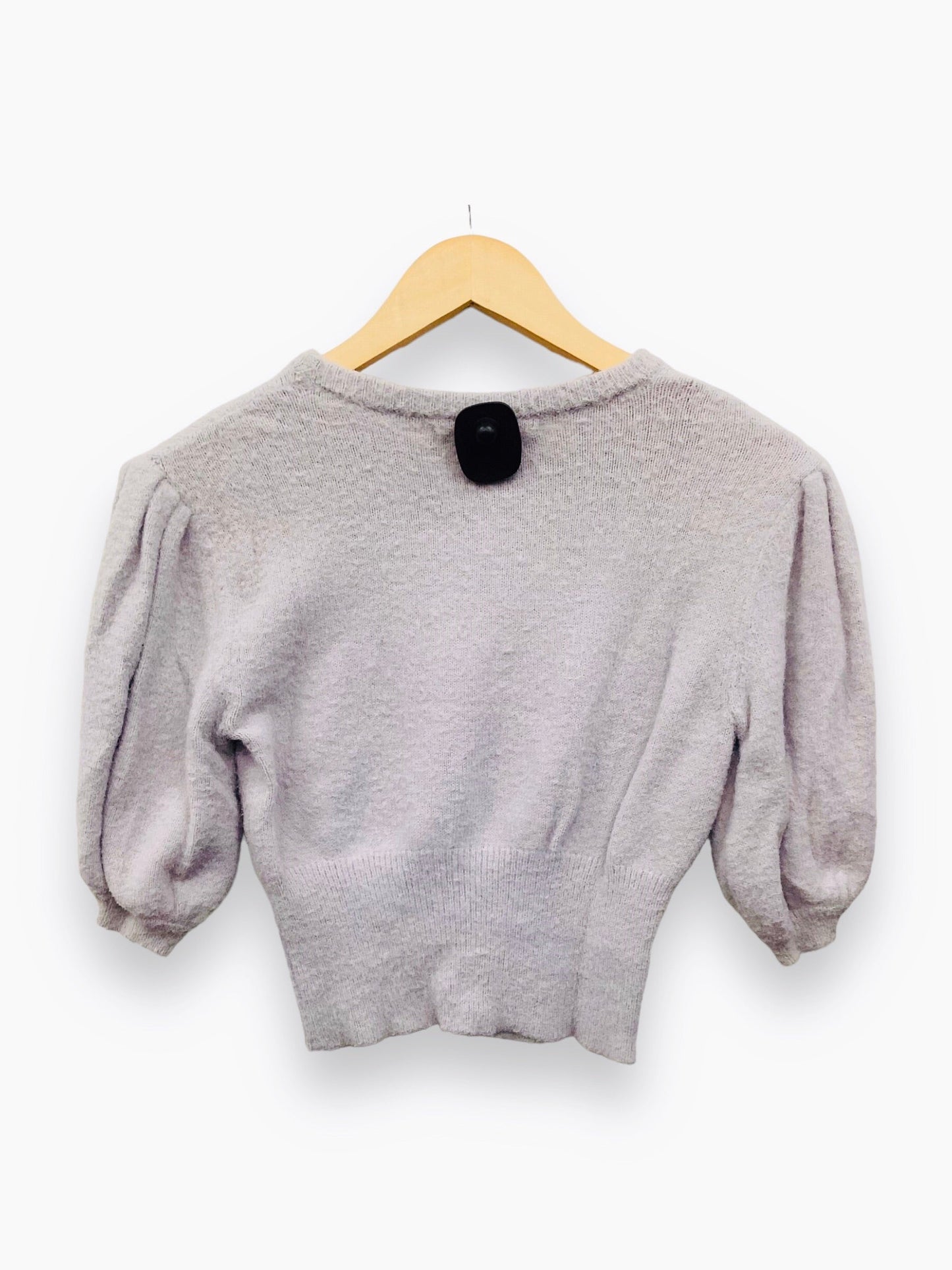 Purple Sweater Short Sleeve Zara, Size S