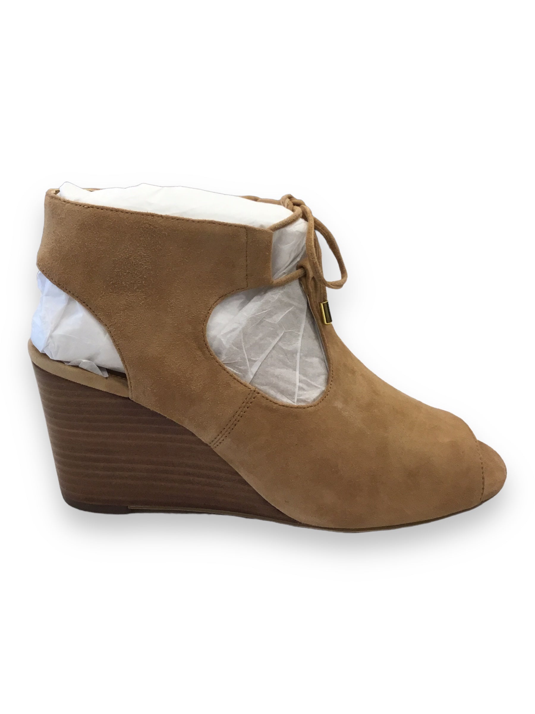 Brown Sandals Heels Wedge Lauren By Ralph Lauren, Size 8.5 – Clothes Mentor